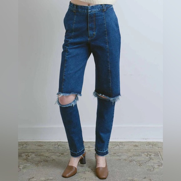KSENIA SCHNAIDER NWT Demi Denims Jeans size XS - Picture 9 of 10